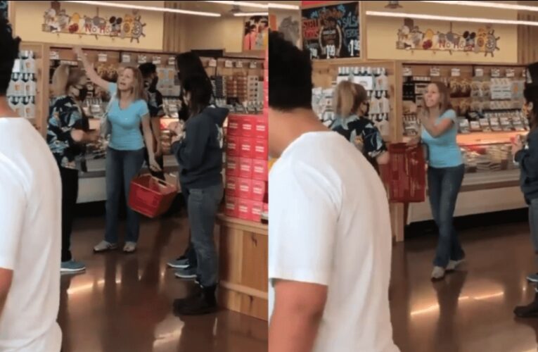 VIDEO VIRAL: Mujer estalla en supermercado porque le pidieron que use cubrebocas