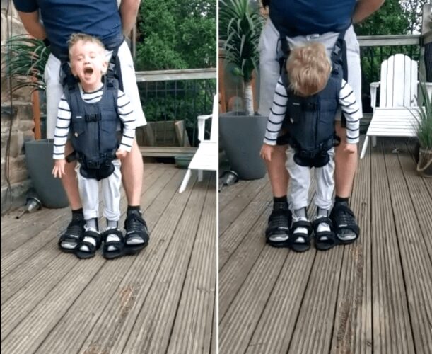 VIDEO VIRAL: Niño con parálisis cerebral se emociona al caminar por primera vez