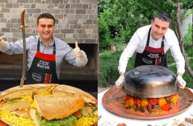 Burak Özdemir, el feliz chef detrás de la comida gigante más popular en redes