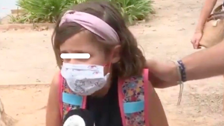 Se viraliza niña que defiende el uso de cubrebocas