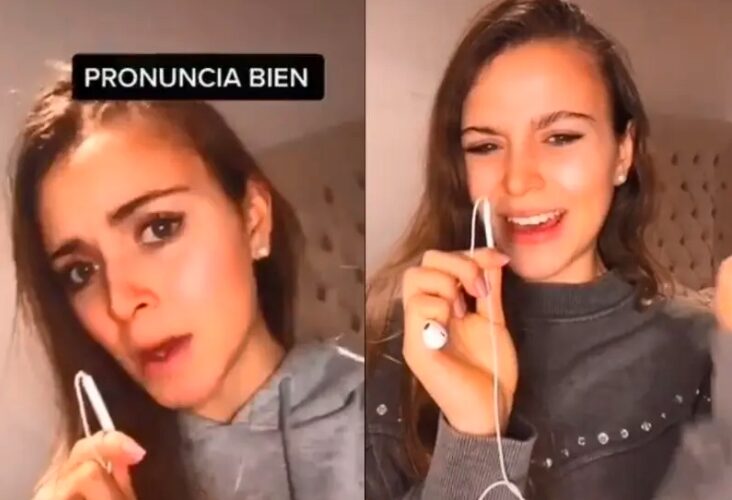 Joven intenta enseñar pronunciación de marcas en inglés y le sale mal