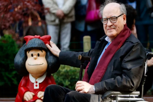 Muere “Quino” creador de Mafalda, a sus 88 años