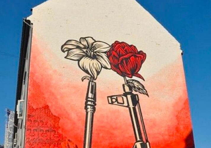 Condenan a grafitero por pintar flores en Alemania