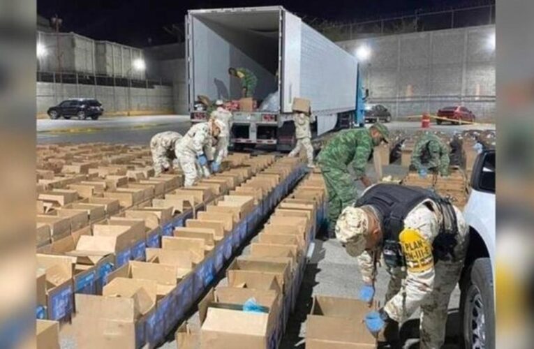 EJÉRCITO ASEGURA 418 KILOS DE COCAÍNA VALUADA EN MÁS DE 100 MDP EN CHIHUAHUA