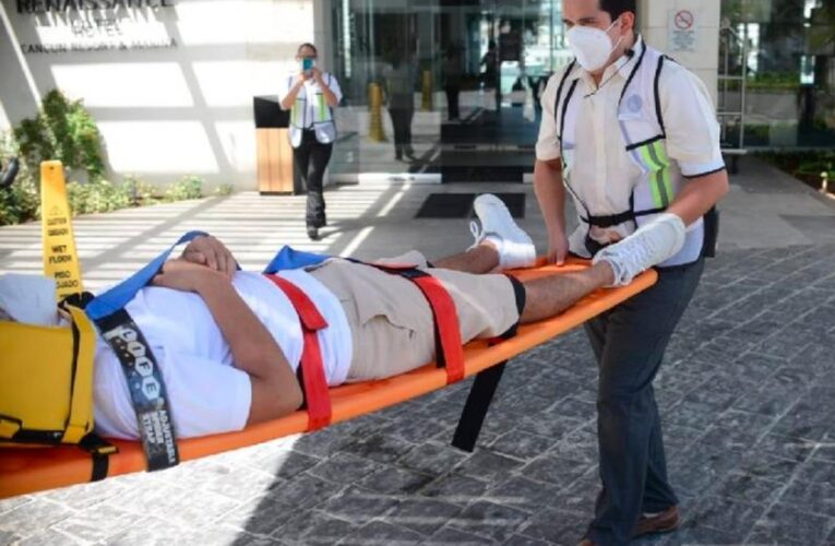 Realizan simulacro de incendio en hotel de Puerto Cancún