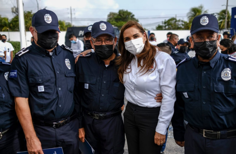 Retiro digno para policías, La edil Mara Lezama reconoce el esfuerzo de uniformados