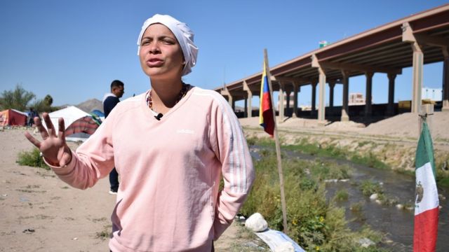 La desesperación de los venezolanos varados en la frontera de México que no pueden entrar a EE.UU.