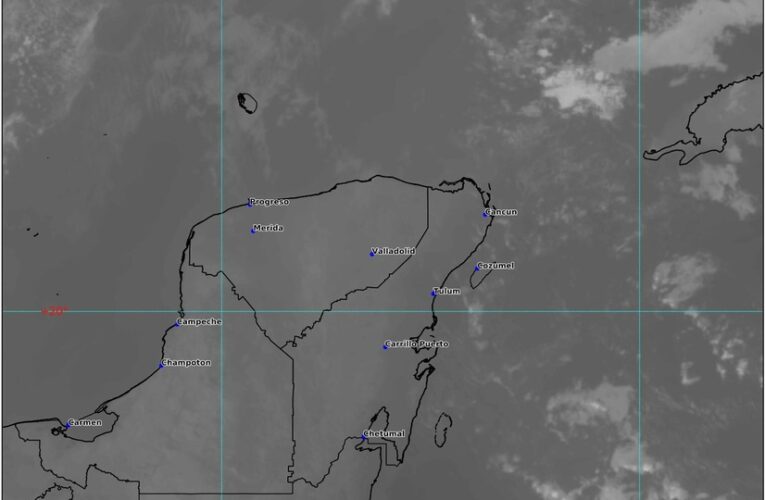 Probabilidad de chubascos y calorcito para Quintana Roo