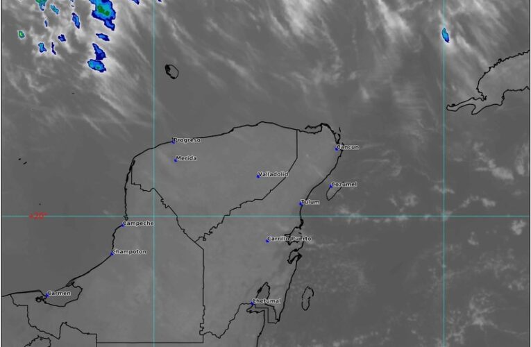 Pronostican día cálido y lluvias aisladas en Quintana Roo