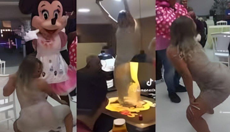 "¡El baile más atrevido! Mamá arrasa en la fiesta de cumpleaños de su hija y su sensual movimiento se hace viral. ¿Qué opinarán los demás padres? ¡No podrás apartar la vista!"