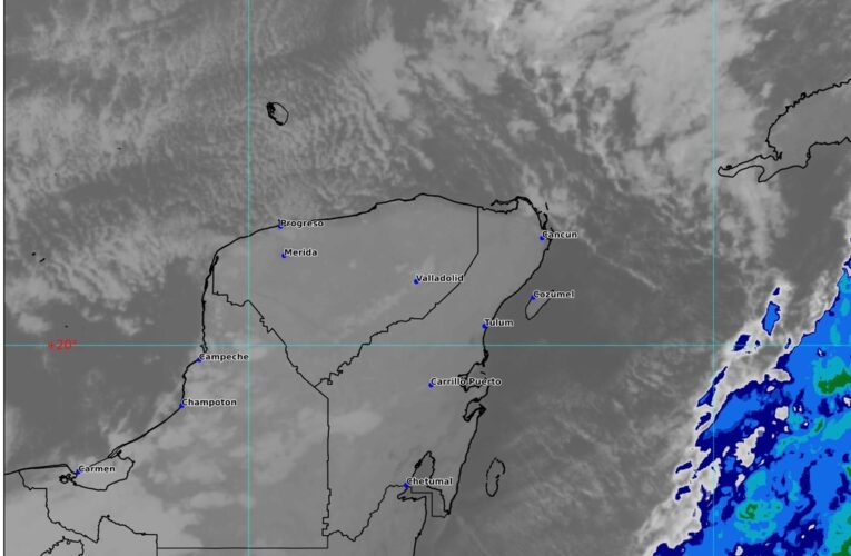 Pronostica clima cálido para la Península de Yucatán