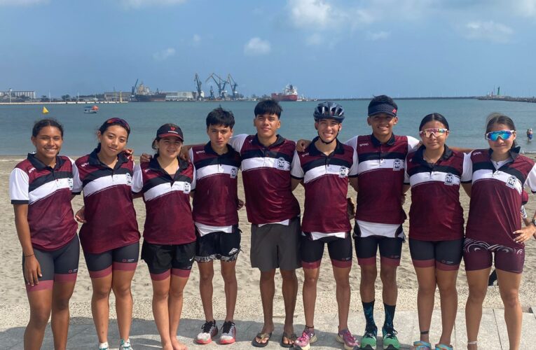 Cumplen atletas quintanarroenses en la eliminatoria Macro Regional de triatlón, duatlón y acuatlón