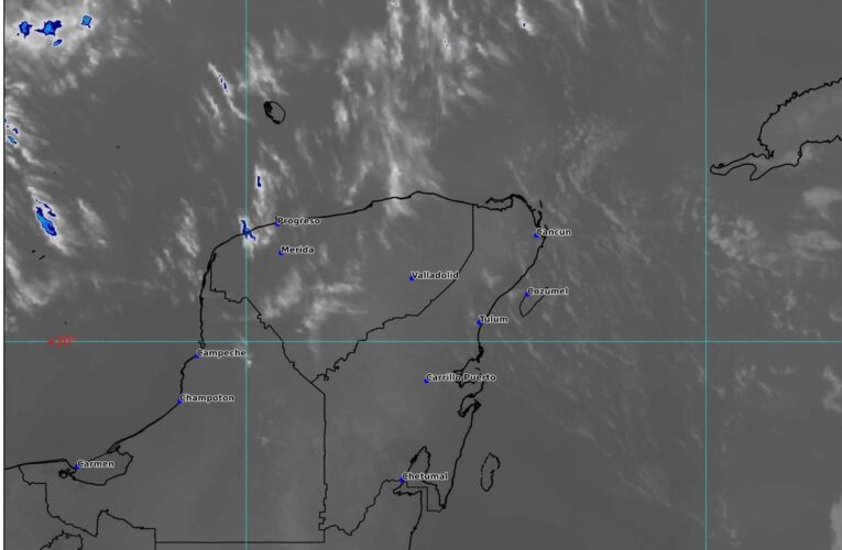 Pronostican un día sin lluvias en la Península de Yucatán