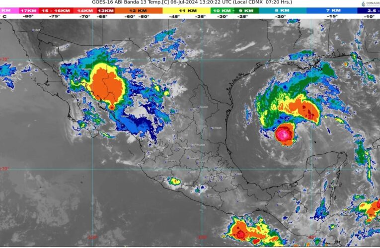 PRONOSTICAN LLUVIAS FUERTES EN LA PENÍNSULA DE YUCATÁN, TAMAULIPAS Y VERACRUZ