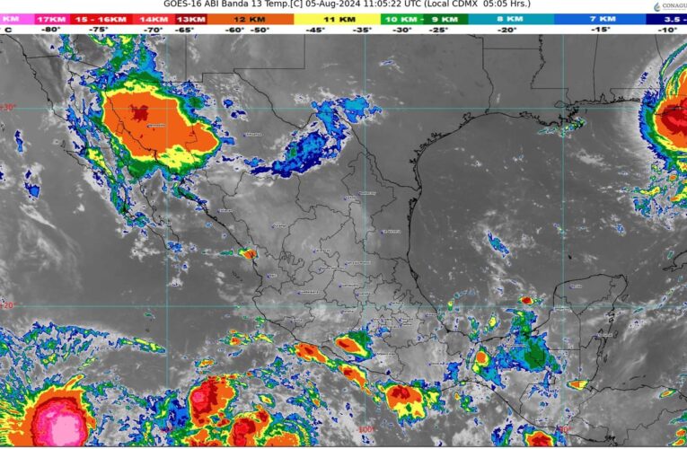 Posible ciclón tropical se localizará al sur de las costas del Pacífico central mexicano