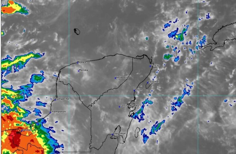 Pronostican temporal de lluvias en la Península de Yucatán y en la zona Sureste