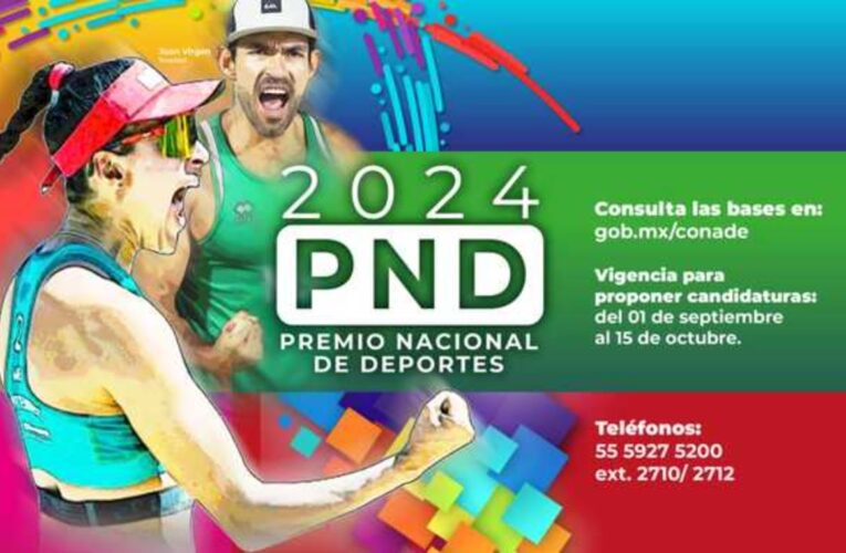 Entra a su etapa final la convocatoria del Premio Nacional de Deportes 2024