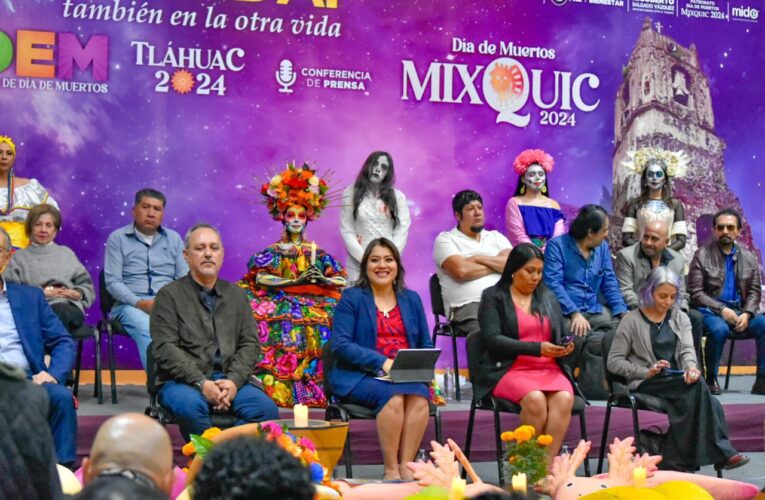 Berenice Hernández anuncia la quinta edición del Festival Internacional de Día de Muertos, en Tláhuac