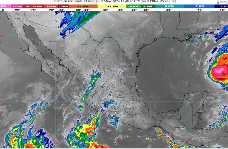 Frente frío número 8 se desplazará en el norte del país