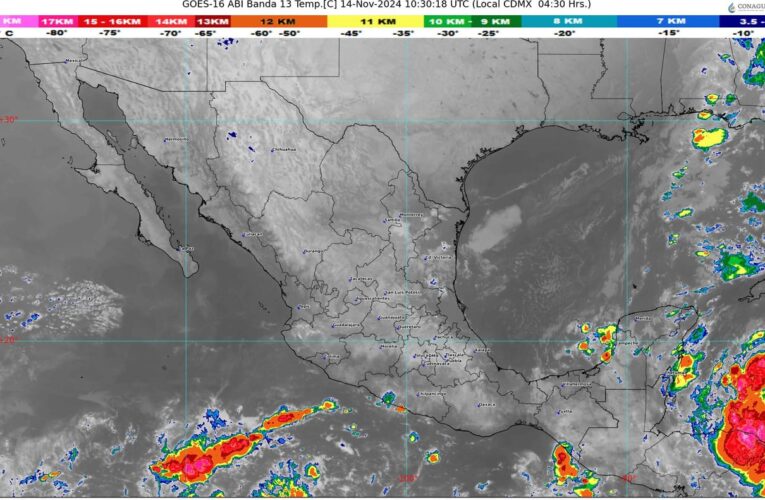 El frente frío número 9 generará evento de «Norte»