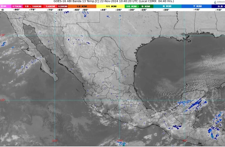 Prevalece el ambiente frío en gran parte de México, durante la mañana y la noche