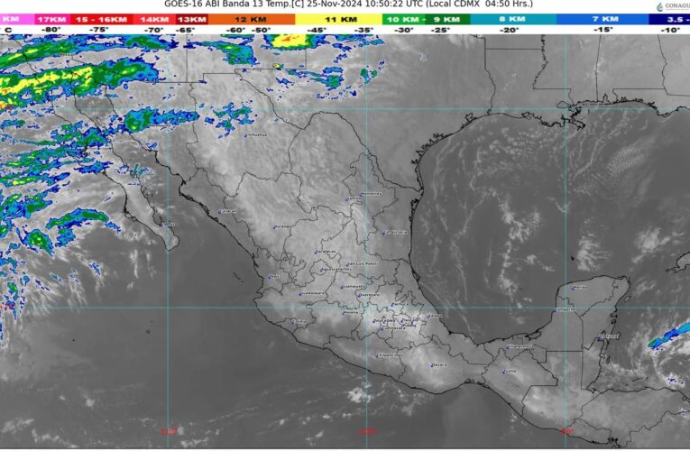 Un nuevo frente frío se aproximará a la frontera norte de México