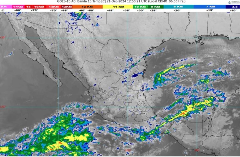 Pronostican la caída de agua nieve en el centro del país