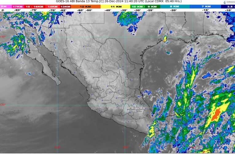 El frente frío 18 se extenderá sobre el Norte de México