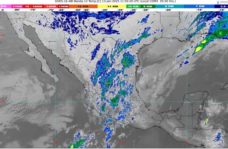 El frente frío número 23 se desplazará sobre México