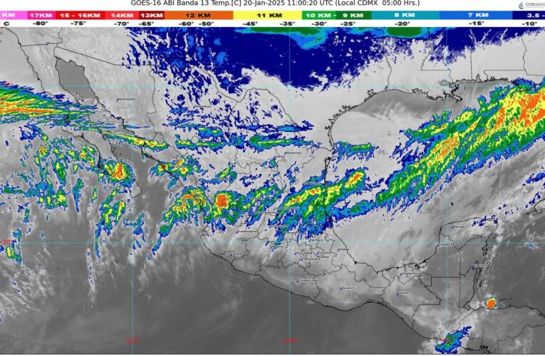 El frente número 24 se extenderá sobre la península de Yucatán