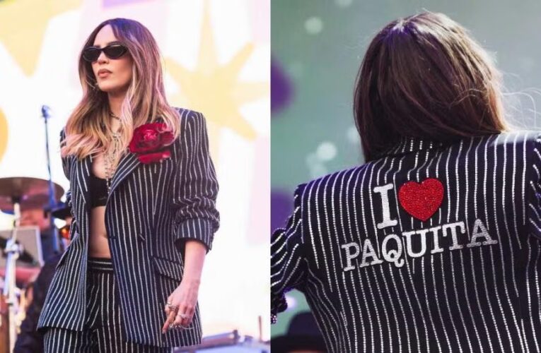 Belinda rinde homenaje a Paquita la del Barrio en el Vive Latino 2025