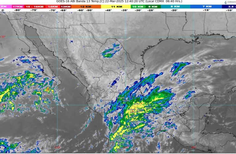 Pronostican lluvias y calor en gran parte de México