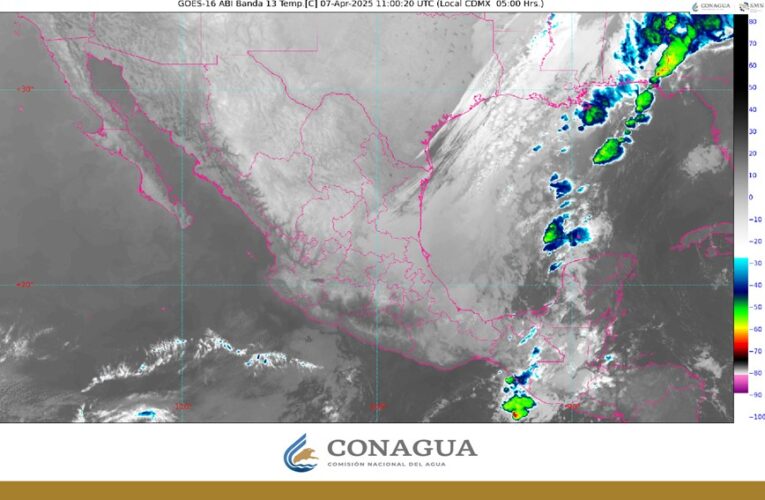 El frente frío 37 recorrerá el Sureste y la Península de Yucatán