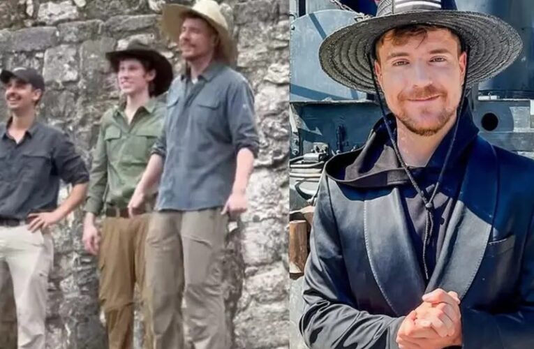 ¡MrBeast grabó video en México! Captan al youtuber en Calakmul