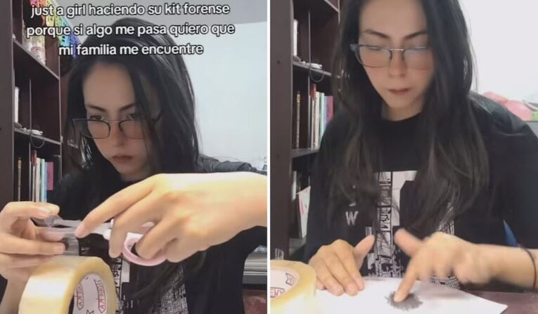 Tiktoker crea kit forense en caso de desaparición y se vuelve viral en TikTok