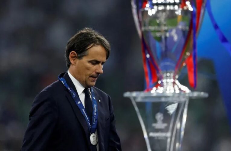 Inter de Milán anuncia salida de su entrenador Simone Inzaghi tras perder final de la Champions League