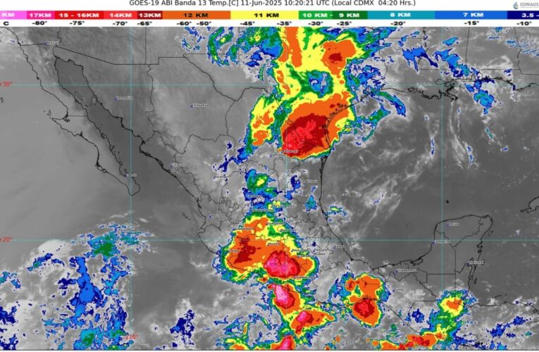Pronostican chubascos y lluvias fuertes en el norte de México