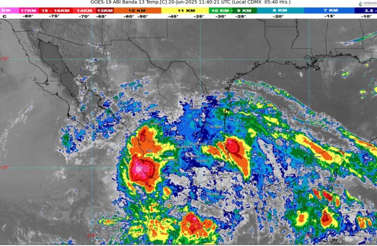 Persisten lluvias y calor extremo en el país