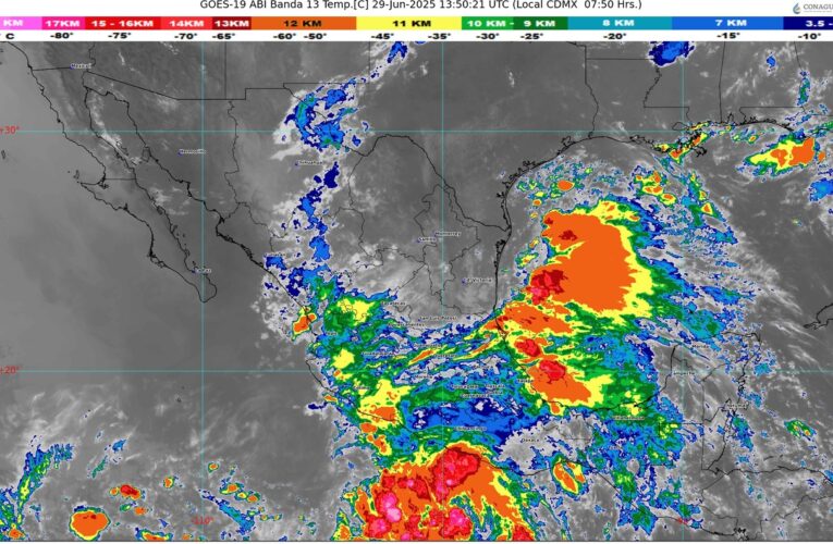 Depresión Tropical Dos gana fuerza en el suroeste del Golfo de México