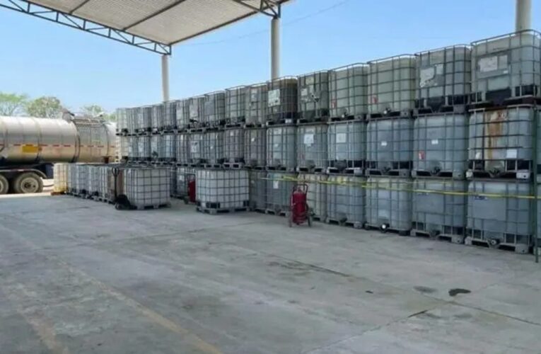 Aseguran 880 mil litros de huachicol en Tabasco