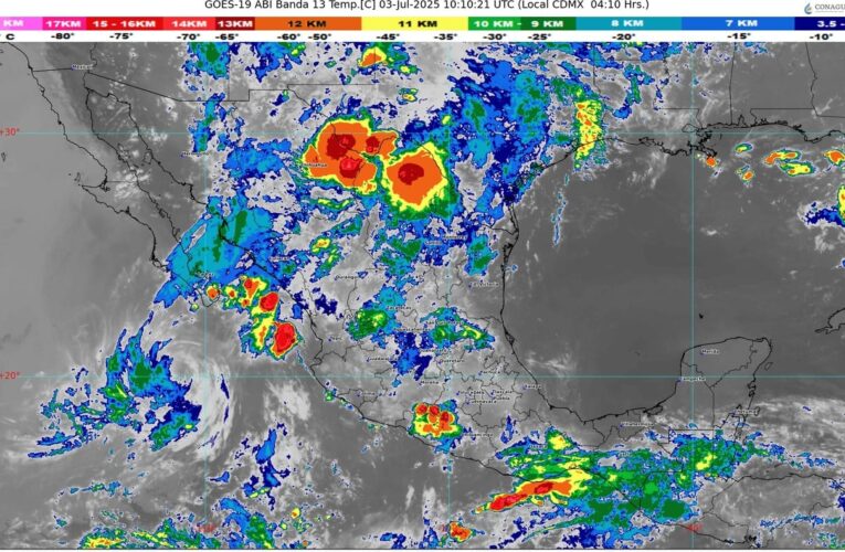La onda tropical número 8 se desplazará frente a las costas de Chiapas y Oaxaca