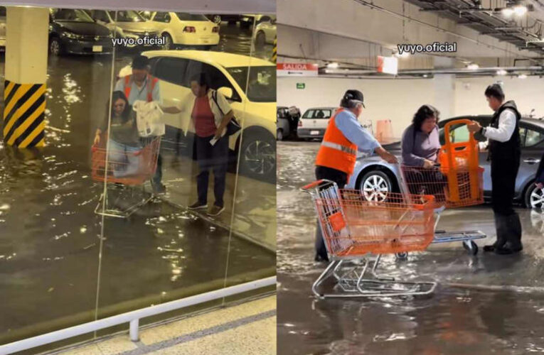‘Viene, viene’ se vuelve viral por ingenioso «servicio de transporte» durante temporada de lluvias en Puebla