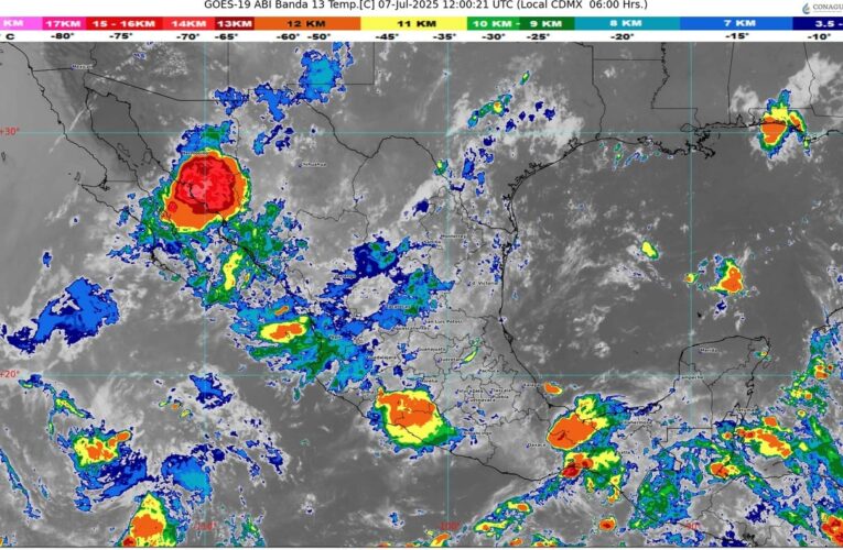 La onda tropical número 9 propiciará lluvias muy fuertes en el país
