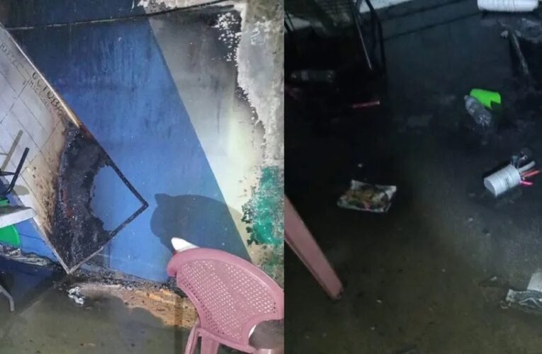 Rayo incendia primaria en Veracruz durante tormenta eléctrica