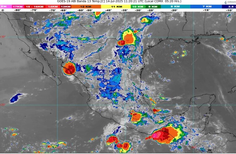 La onda tropical número 12 se desplazará sobre el Sureste