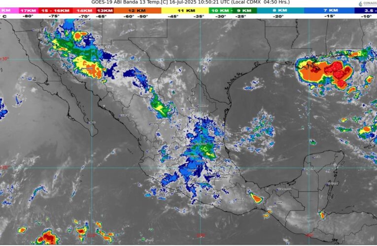 La onda tropical número 12 recorrerá las costas del Pacífico central mexicano
