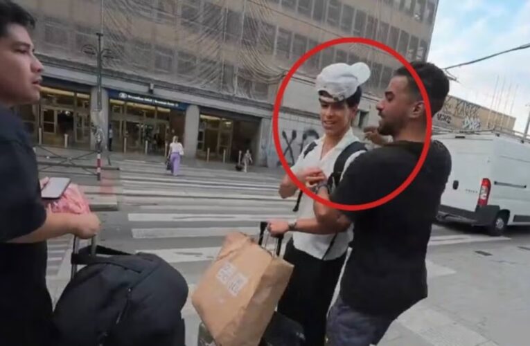 Youtuber mexicano sufre intento de asalto durante transmisión en vivo desde Bruselas
