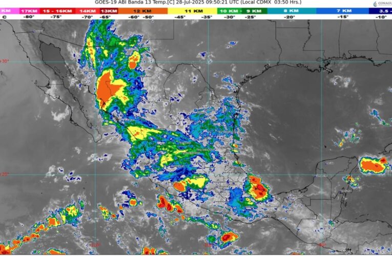 La onda tropical número 16 recorrerá la península de Yucatán y el Sureste