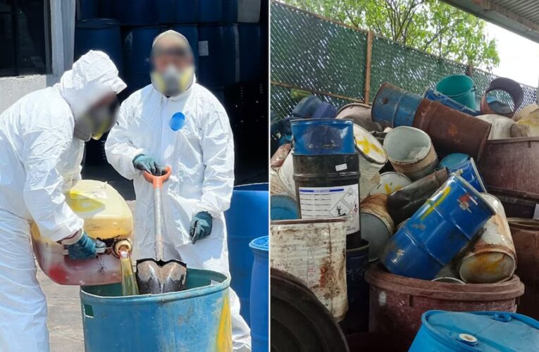 FGR destruye más de siete toneladas y 30 mil litros de químicos para drogas sintéticas en Michoacán