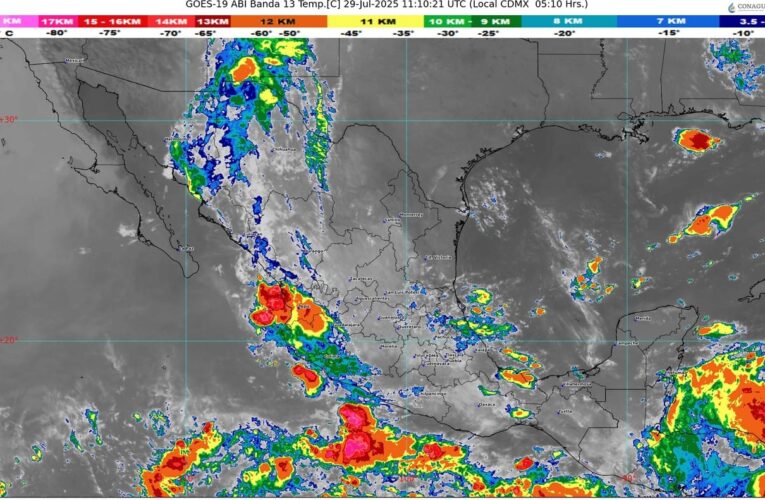 La República Mexicana, entre ondas tropicales